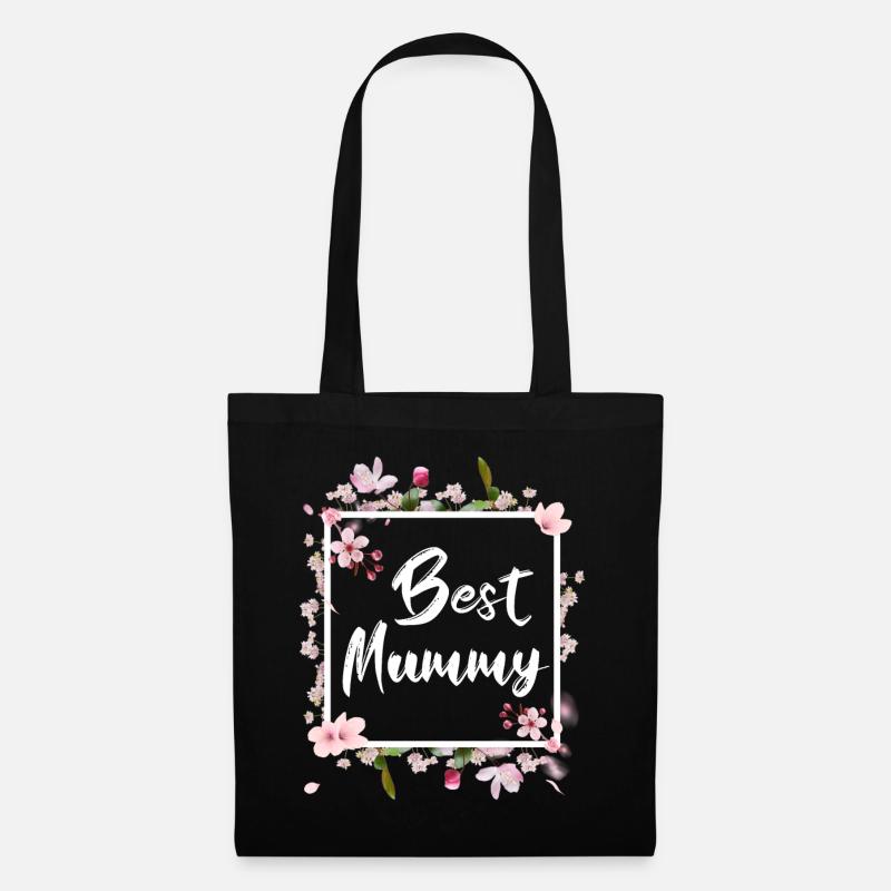 Beste Mama der Welt Mutter Mutti Geschenk - Stoffbeutel - Schwarz