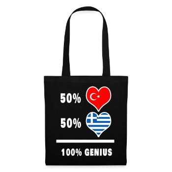 Greece and Turkey awesome / Gift - Tote Bag - black - Front