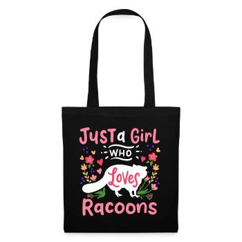 Ratons laveurs Amoureux des ratons laveurs - Sac en tissu - noir - Devant