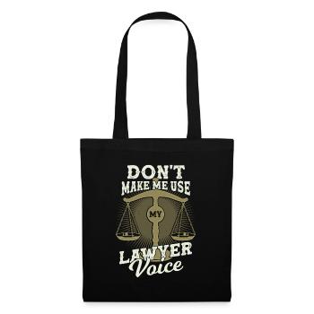 Drôle avocat job profession avocat cadeau - Sac en tissu - noir - Devant