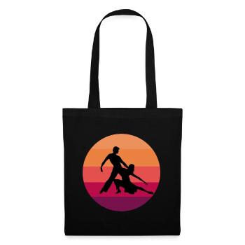 Latin Dancing Dance Couple Salsa Paso Doble - Tote Bag - black - Front