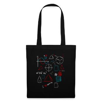 I Love Math - Formule mathématicienne et professeur de mathématiques - Sac en tissu - noir - Devant