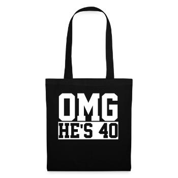 40th Birthday - Tote Bag - black - Front
