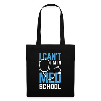 Médecine Étudiant Étudiant En Médecine Cadeau - Sac en tissu - noir - Devant