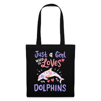Dolphin Dolphin Lovers - Tote Bag - black - Front