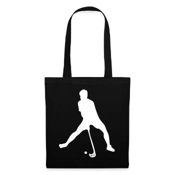 Floorball - Stoffbeutel - Schwarz - Vorne