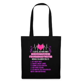 Never believe a medical assistant - Tote Bag - black - Front