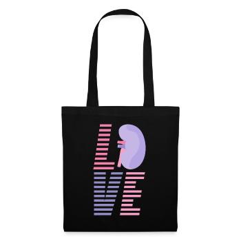 Kidney organ donation kidney transplant surgery - Tote Bag - black - Front