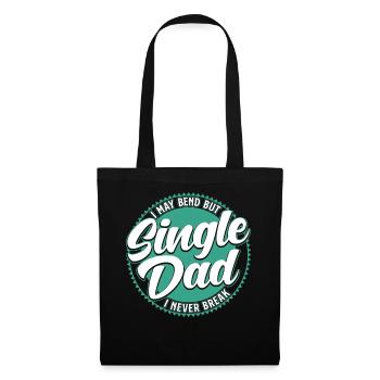 Single Dad Single Dad Father's Day Dad - Tote Bag - black - Front