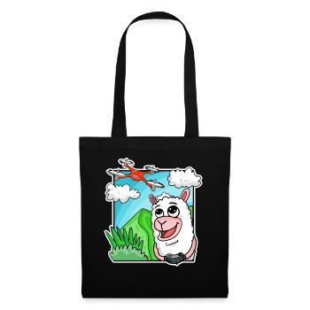 Drone Quadcopter Drone Pilot Drone Alpaca - Tote Bag - black - Front