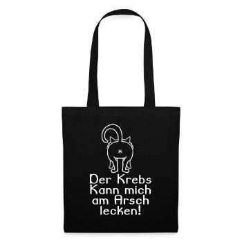 Kampf gegen Krebs - Stoffbeutel - Schwarz - Vorne