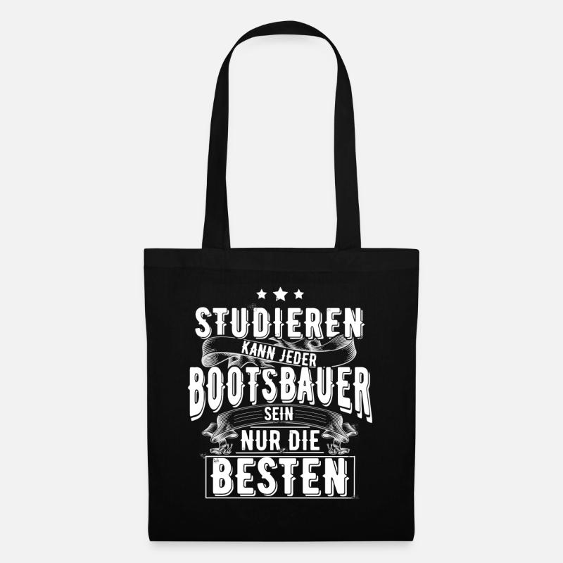 Bootsbauer - Stoffbeutel - Schwarz