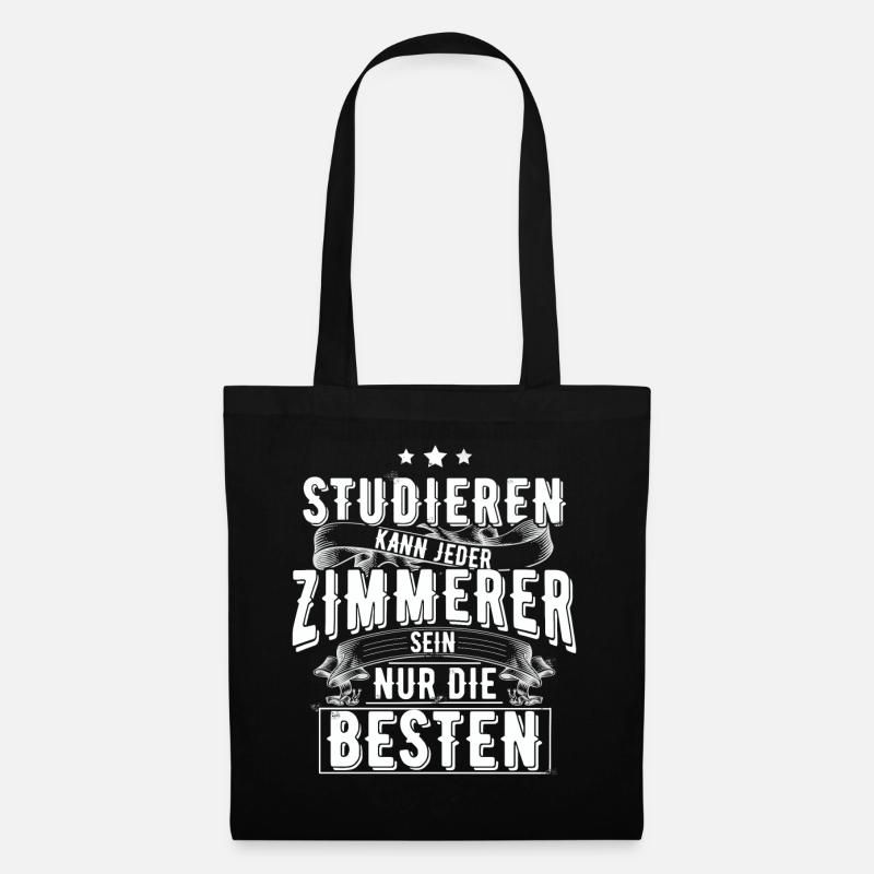 Zimmerer - Stoffbeutel - Schwarz