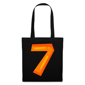 7 - Stoffbeutel - Schwarz - Vorne
