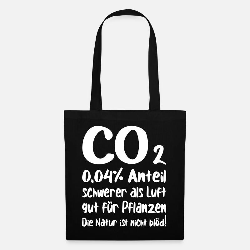 CO2 - Stoffbeutel - Schwarz
