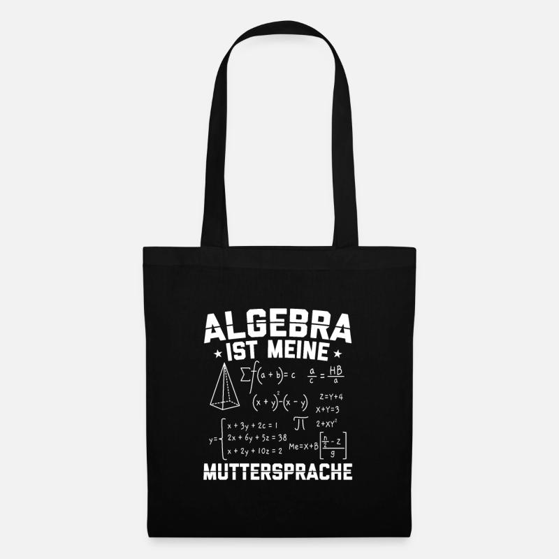 Geschenkidee Mathematiker | Mathe Mathematik - Stoffbeutel - Schwarz