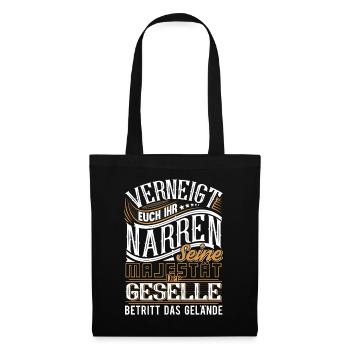 Geselle Gesellenprüfung - Stoffbeutel - Schwarz - Vorne