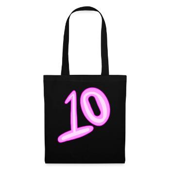 10 - Sac en tissu - noir - Devant