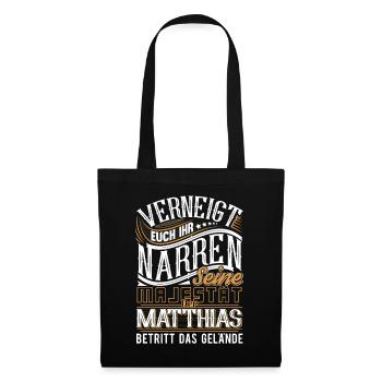 Matthias - Stoffbeutel - Schwarz - Vorne