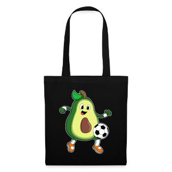 Avocado Soccer Player Soccer - Tote Bag - black - Front
