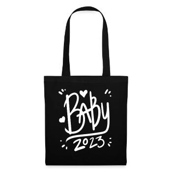 Baby 2023 - Newborn 2023 Baby Gift - Tote Bag - black - Front