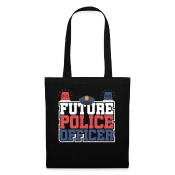 Future policeman | Policeman Fan Best Job - Tote Bag - black - Front