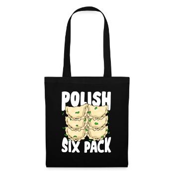 Drôle Pierogi Piroggen Cadeau de cuisine polonaise - Sac en tissu - noir - Devant