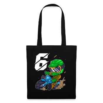 6 years Motocross children - Tote Bag - black - Front