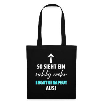 ERGOTHERAPEUT ERGOTHERAPIE - Stoffbeutel - Schwarz - Vorne