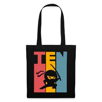 Ninja 10th Birthday Kids - Tote Bag - black - Front