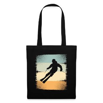 Ski - Sac en tissu - noir - Devant