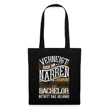 Bachelor - Stoffbeutel - Schwarz - Vorne