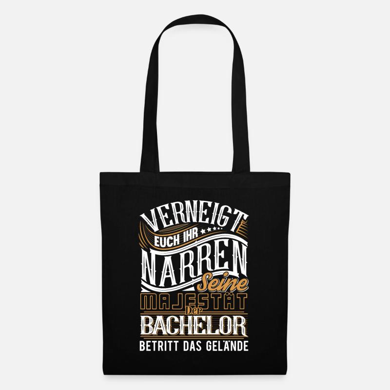 Bachelor - Stoffbeutel - Schwarz