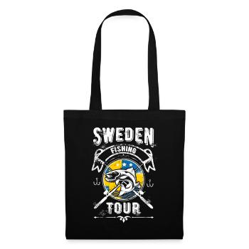 Suède Fishing Tour Angel Tour - Sac en tissu - noir - Devant