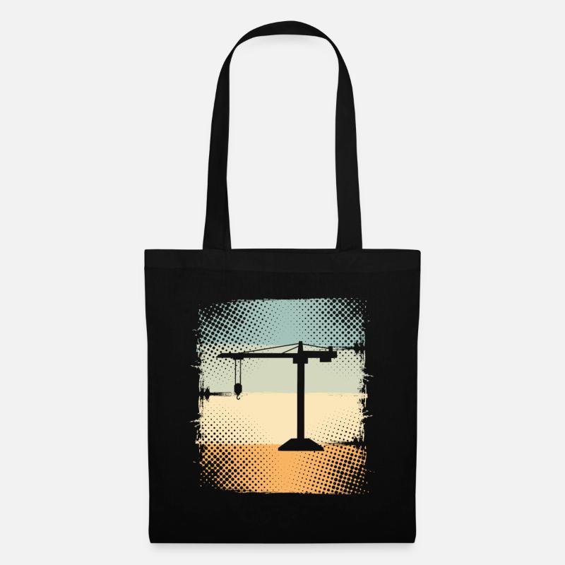 Grue - Sac en tissu - noir