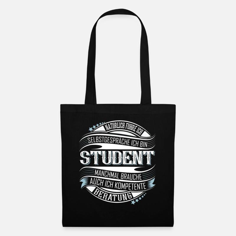 Student - Stoffbeutel - Schwarz
