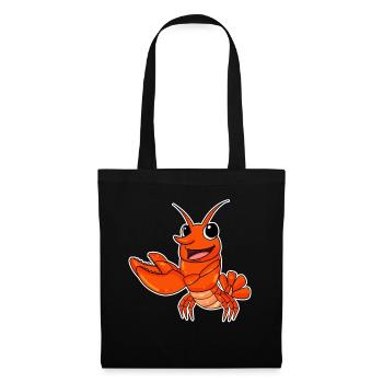 Homard - Sac en tissu - noir - Devant