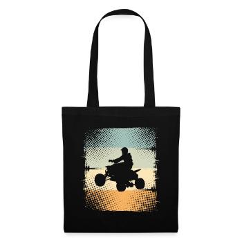 Quad - Sac en tissu - noir - Devant