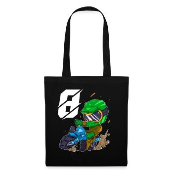 8 years Motocross children - Tote Bag - black - Front