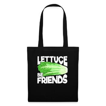 Jardin Jardinage Laitue Gardener Cadeau - Sac en tissu - noir - Devant