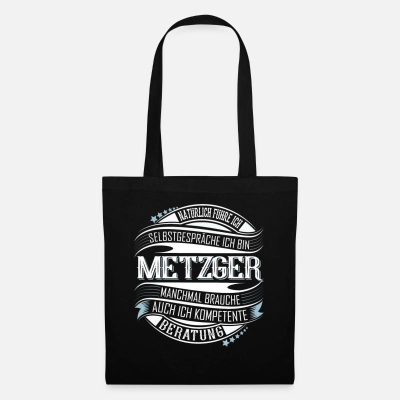 Metzger - Stoffbeutel - Schwarz