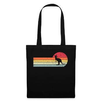 Kangourou - Sac en tissu - noir - Devant