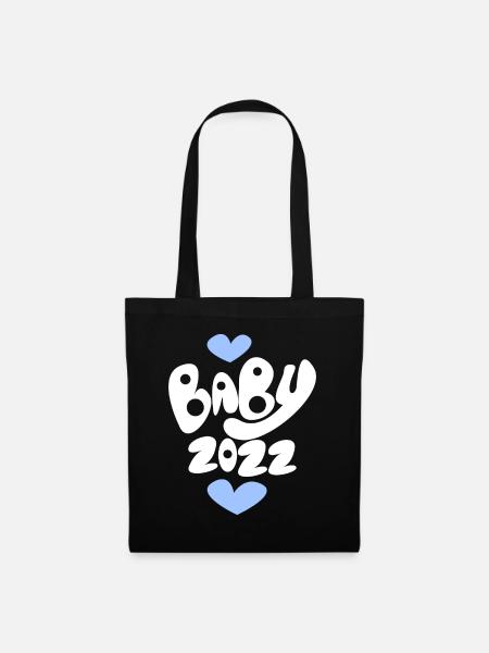 Baby 2022 - Stoffbeutel - Schwarz