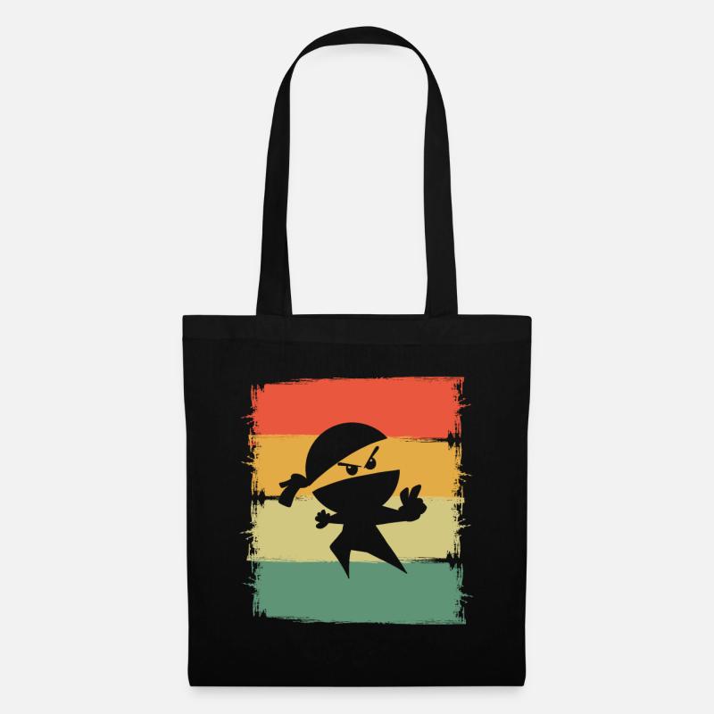 Ninja - Stoffbeutel - Schwarz