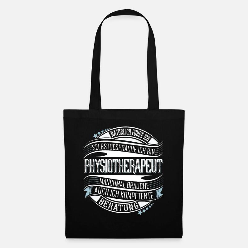 Physiotherapeut - Stoffbeutel - Schwarz