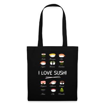 sushi kit love sushi essi sticks vue d’ensemble japon - Sac en tissu - noir - Devant