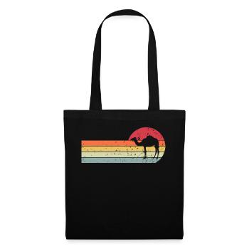 Chameau - Sac en tissu - noir - Devant