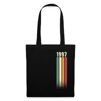 1997 Year of birth Year of construction Birthday Retro Vintage - Tote Bag - black - Front