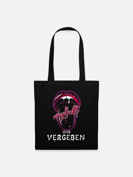 Verliebt - Stoffbeutel - Schwarz