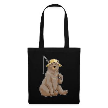 Bear Angler Fishing Rod Fishing Rod - Tote Bag - black - Front